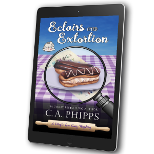 Eclairs and Extortion Book 5 in the Maple Lane Mysteries