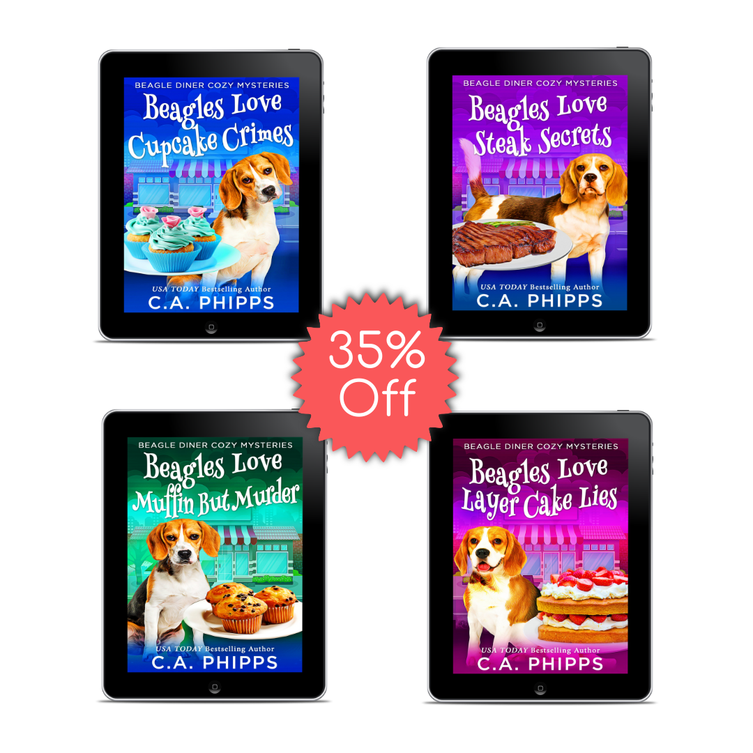 Beagle Diner Mysteries Bundle Books 1-4 35% off