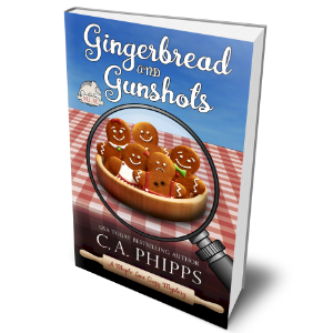 Gingerbread and Gunshots cozy mystery