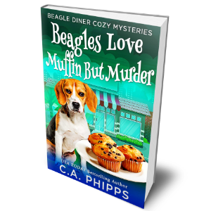 Beagles Love Muffin But Murder cozy mystery